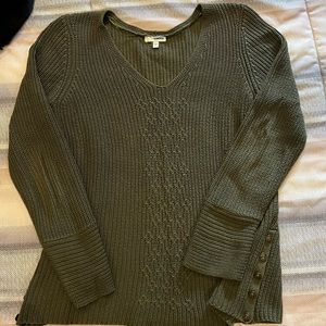 Sonoma Green Knit Sweater